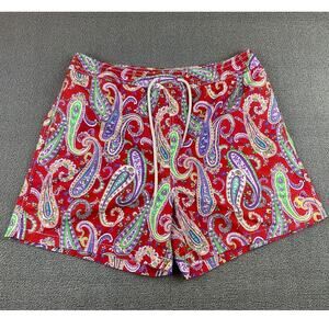 Polo Ralph Lauren Medium Island Board‎ Shorts Paisley Swim Trunks Bathing Suit